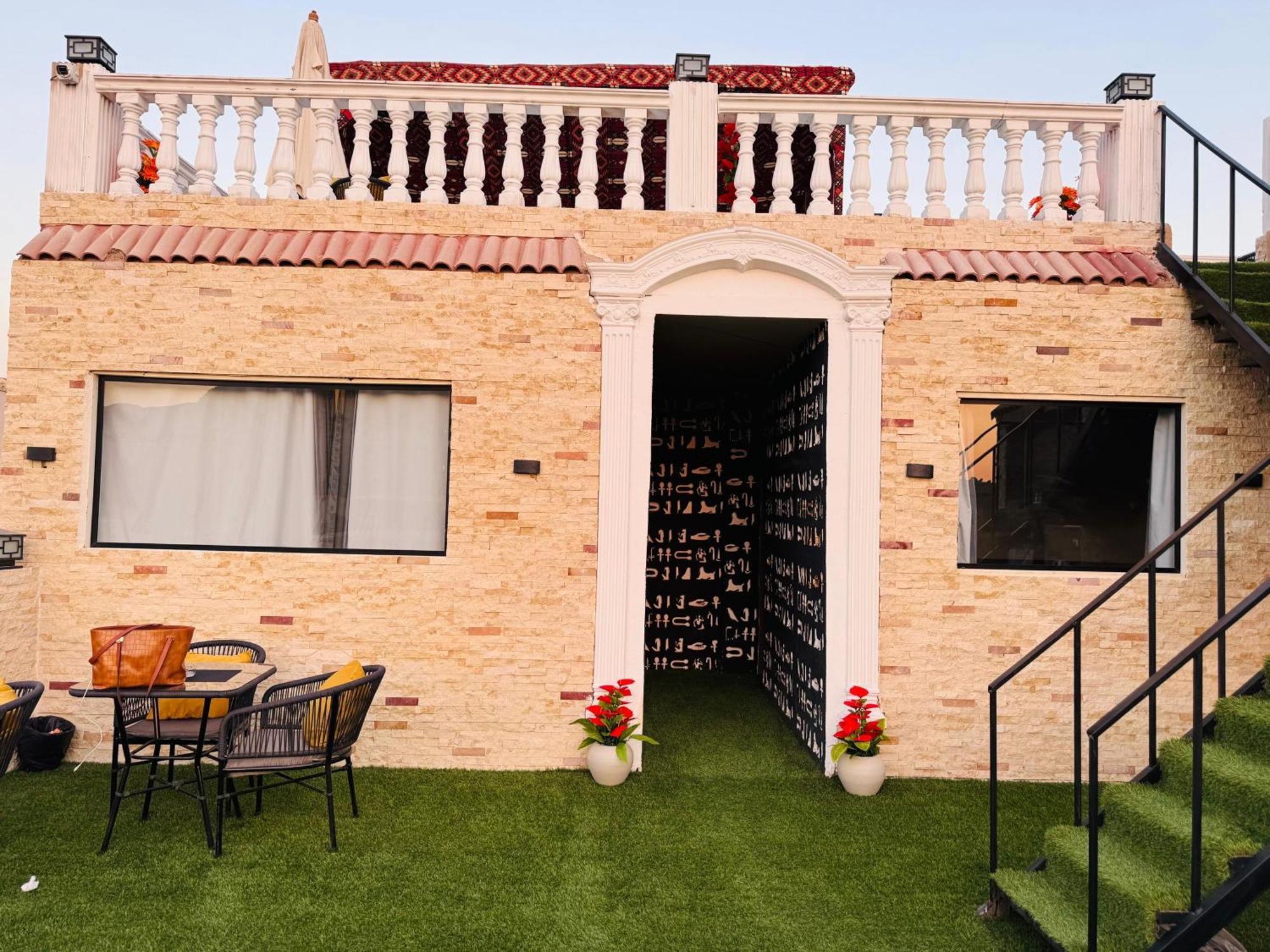 Hotel New Scarab Pyramids View Kafret el-Gabal Exterior foto