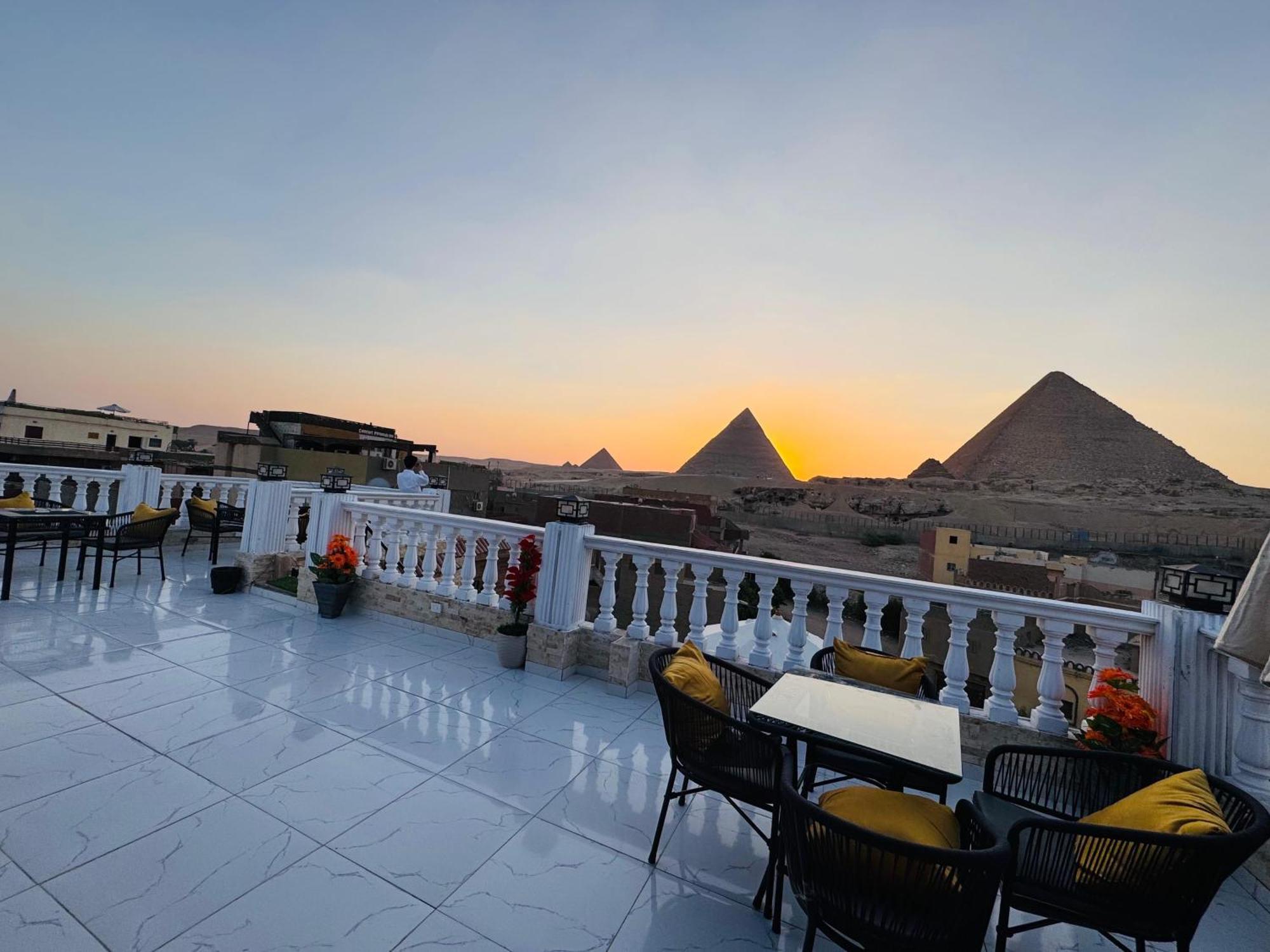 Hotel New Scarab Pyramids View Kafret el-Gabal Exterior foto