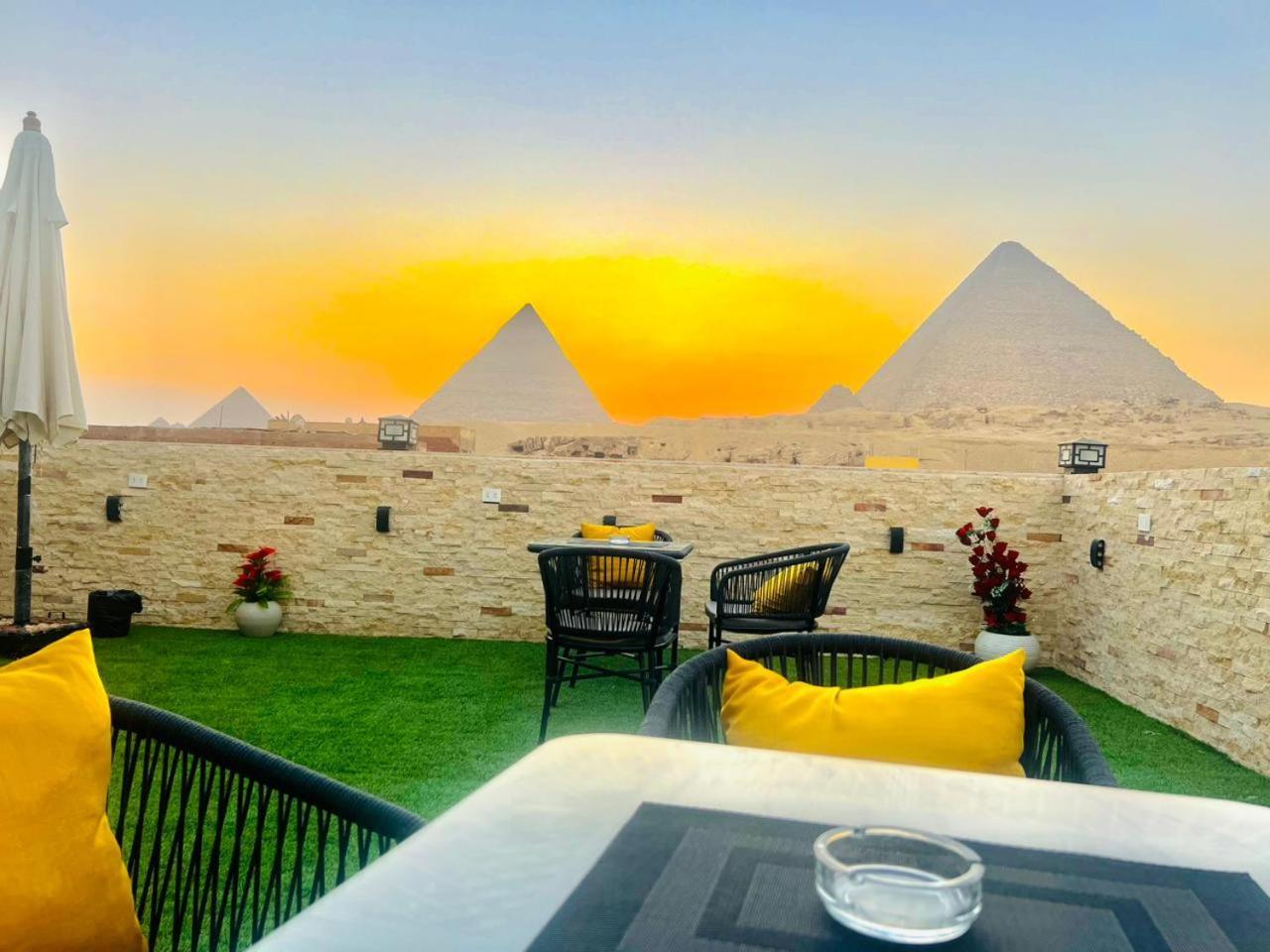 Hotel New Scarab Pyramids View Kafret el-Gabal Exterior foto
